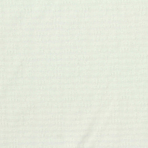 Jacquard Polyester Stretch ITY Knit Fabric, 190 gsm, 160 cm — White