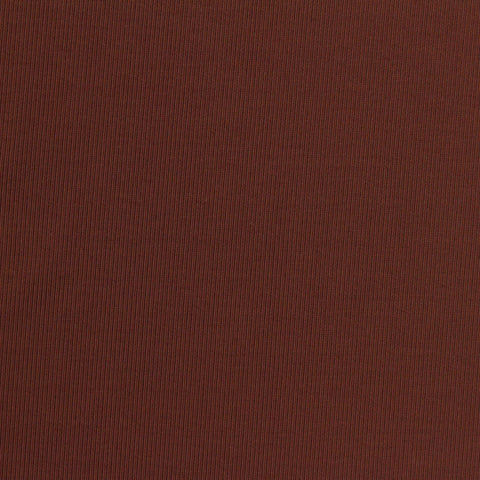 Viscose Nylon Stretch Rib Knit Fabric, 240 gsm, 155 cm — Brown