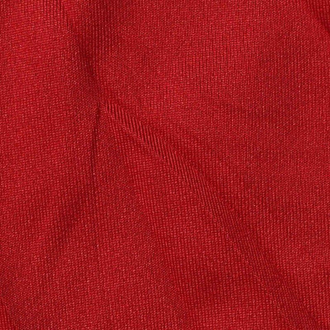 Polyester Stretch Jersey Knit Fabric, 165 gsm, 155 cm — Red
