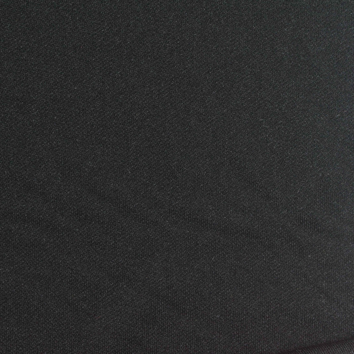 100% Polyester Interlock Knit Fabric, 220 gsm, 160 cm — Black