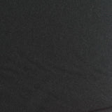 100% Polyester Interlock Knit Fabric, 220 gsm, 160 cm — Black