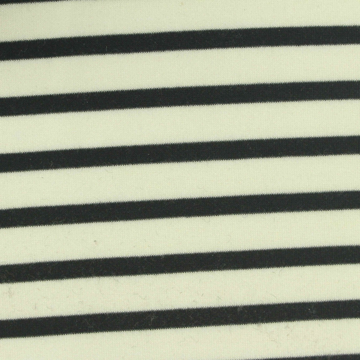 Black Horizontal-Stripe Scuba Knit, Poly-Modal
