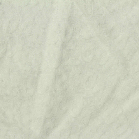 Light Green Abstract Interlock Knit, Cotton
