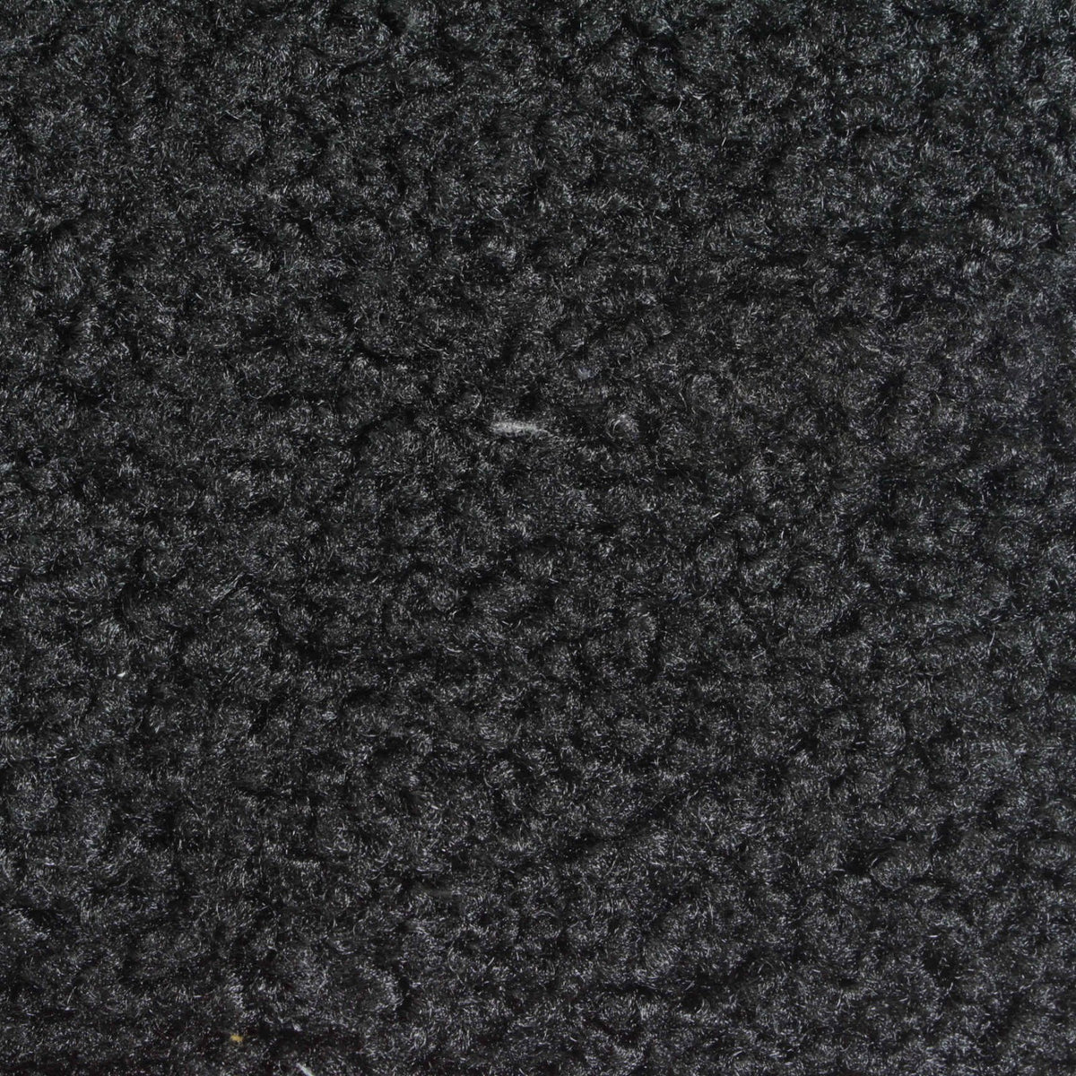 100% Polyester Sherpa Fleece Fabric, 320 gsm, 160 cm — Black