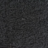 100% Polyester Sherpa Fleece Fabric, 320 gsm, 160 cm — Black