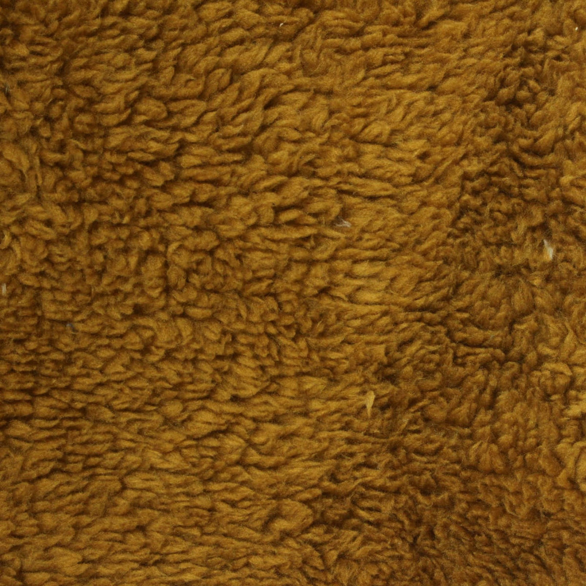 100% Polyester Sherpa Fleece Fabric, 260 gsm, 165 cm — Khaki