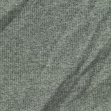 Grey Marl Rib Knit, Cotton