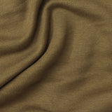 Polyester Cotton Velvet Fabric, 340 gsm, 155 cm — Khaki
