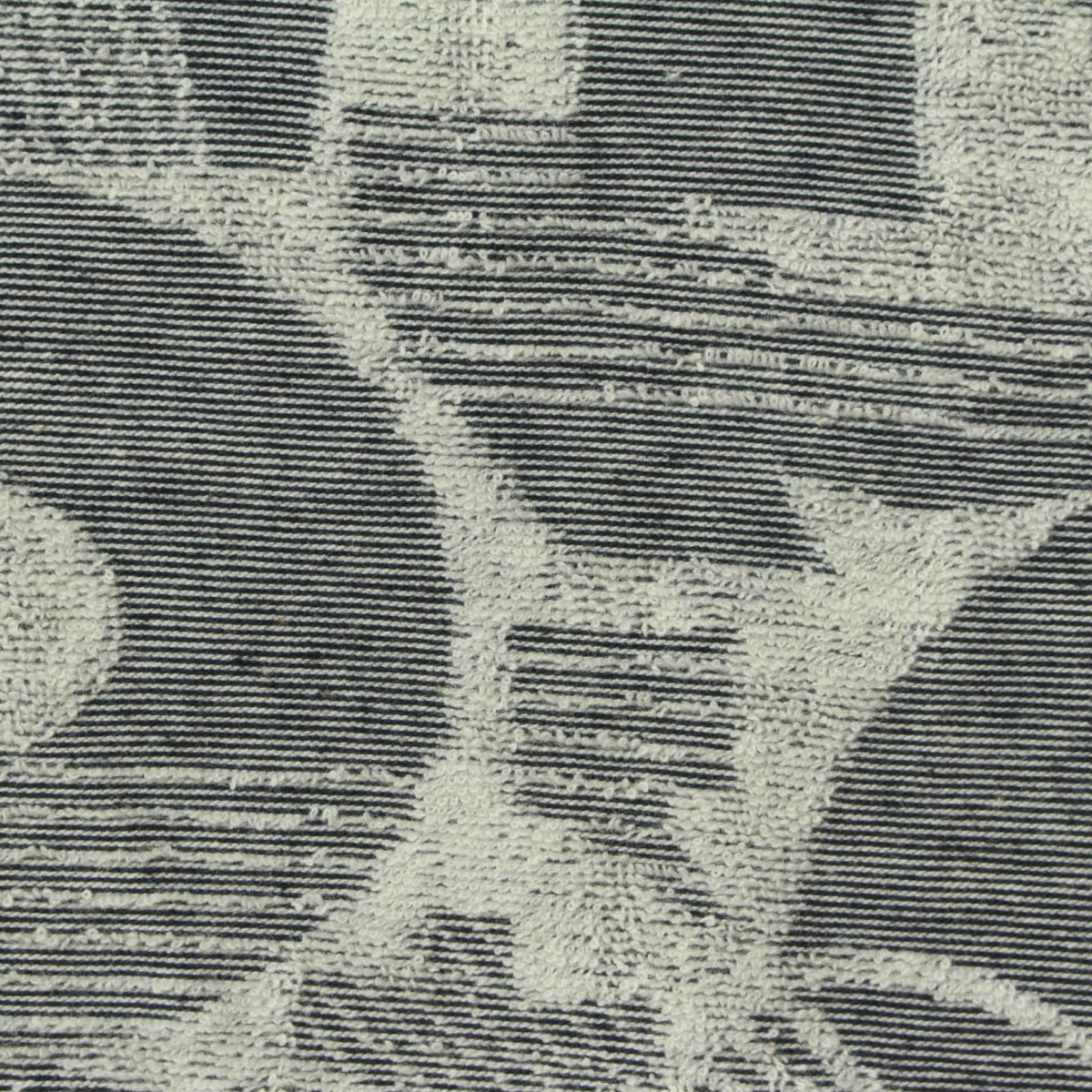 Light Grey Abstract Jacquard, Poly-Cotton