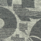 Light Grey Abstract Jacquard, Poly-Cotton