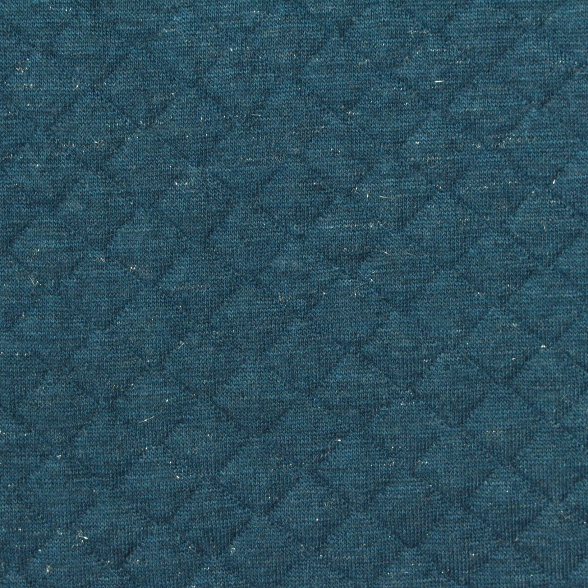 Teal Diamond Jacquard, Poly-Viscose