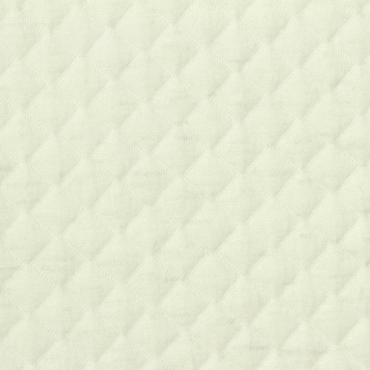 Off-White Diamond Jacquard, Poly-Viscose, 300 gsm