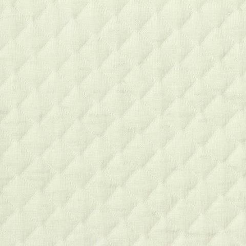 Off-White Diamond Jacquard, Poly-Viscose, 300 gsm