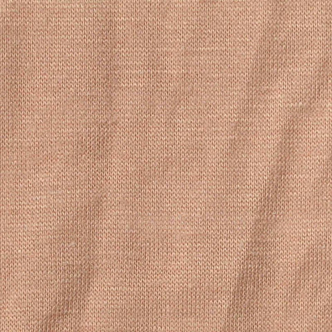 Polyester Cotton Jersey Knit Fabric, 130 gsm, 165 cm — Beige