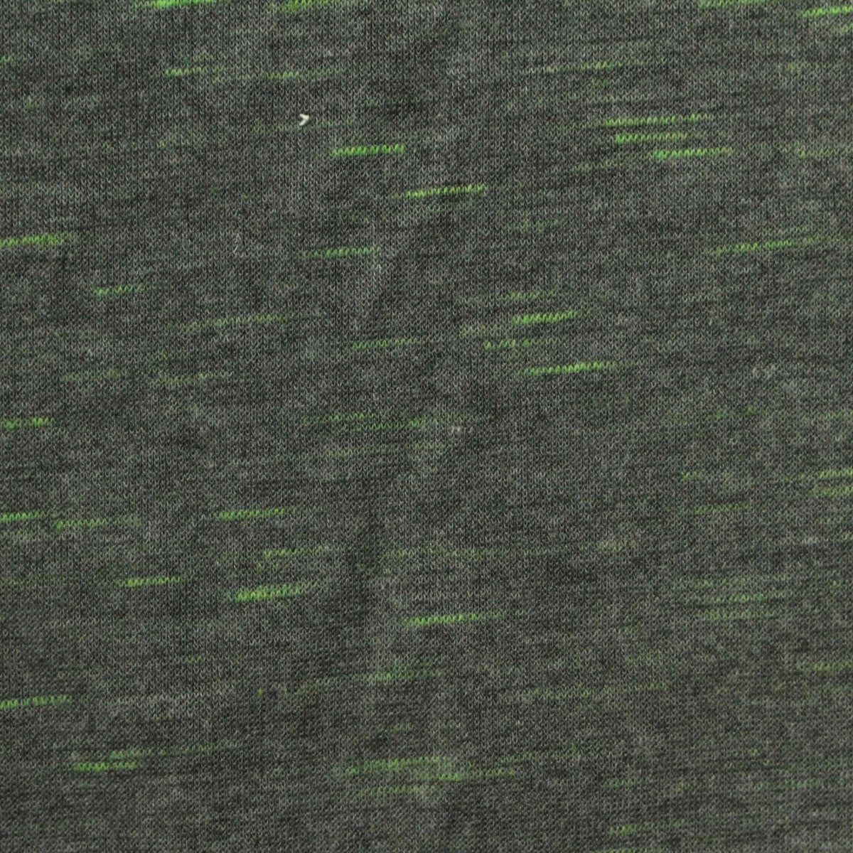 Dark Grey Heathered-Marl Scuba Knit, Polyester, 220 gsm, 160 cm