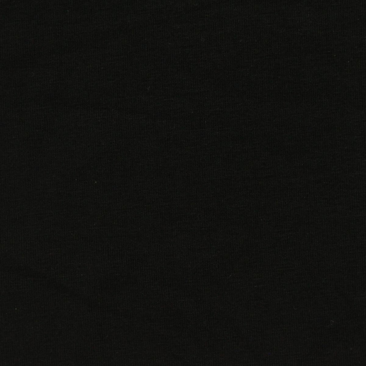 Cotton Stretch Jersey Knit Fabric, 160 gsm, 175 cm — Black