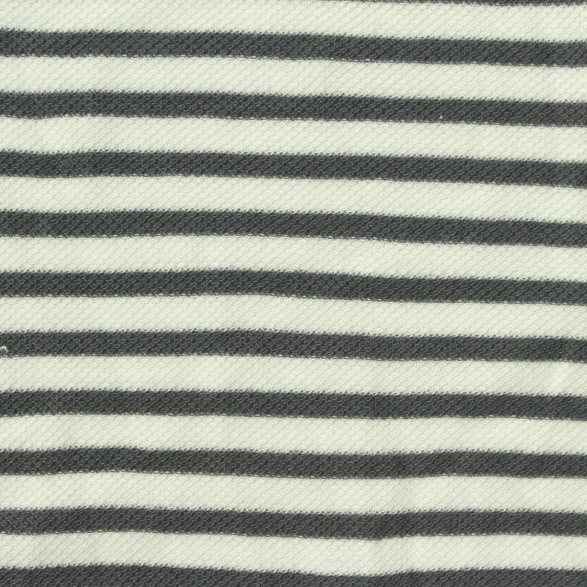 Off-White Horizontal-Stripe Piqué Knit