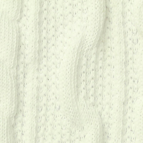 Cream Tone-on-Tone Jersey Knit, Cotton-Poly, 325 gsm