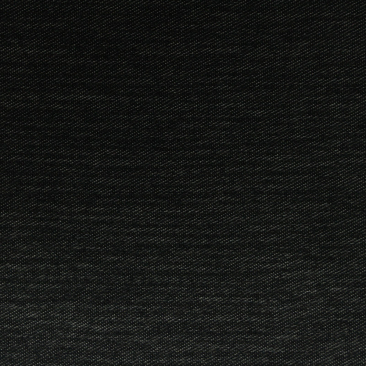 Polyester Stretch Denim Fabric, 265 gsm — Black