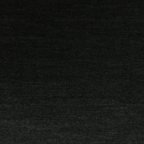 Polyester Stretch Denim Fabric, 265 gsm — Black
