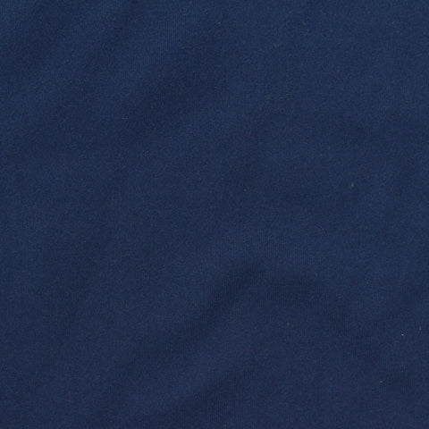 Brushed Polyester Stretch Sateen Fabric, 230 gsm — Navy