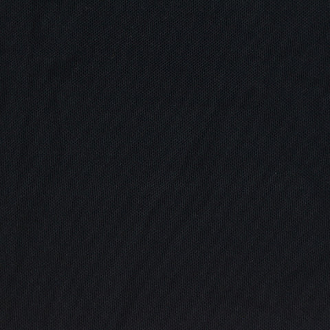 100% Polyester Piqué Knit Fabric, 120 gsm, 183 cm — Black