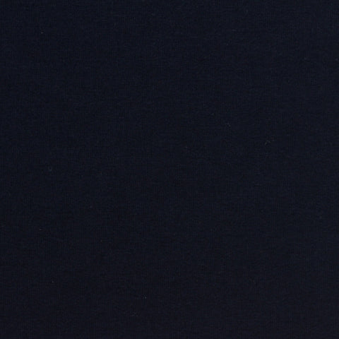 Cotton Stretch French Terry Fabric, 320 gsm — Navy