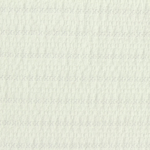 Cream Horizontal-Band Warp Knit, Polyester