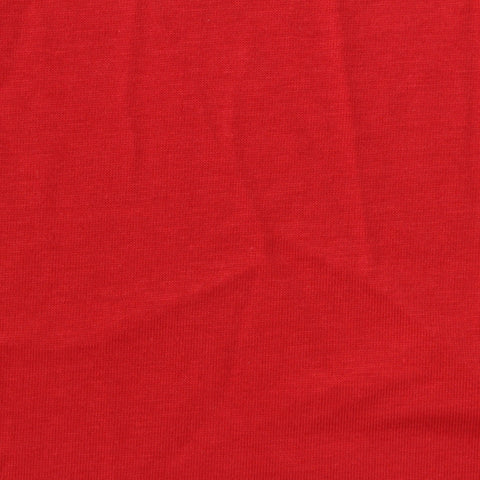 Cotton Polyester Jersey Knit Fabric, 180 gsm — Red