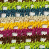 Lime Horizontal-Stripe Jacquard, Polyester — texture