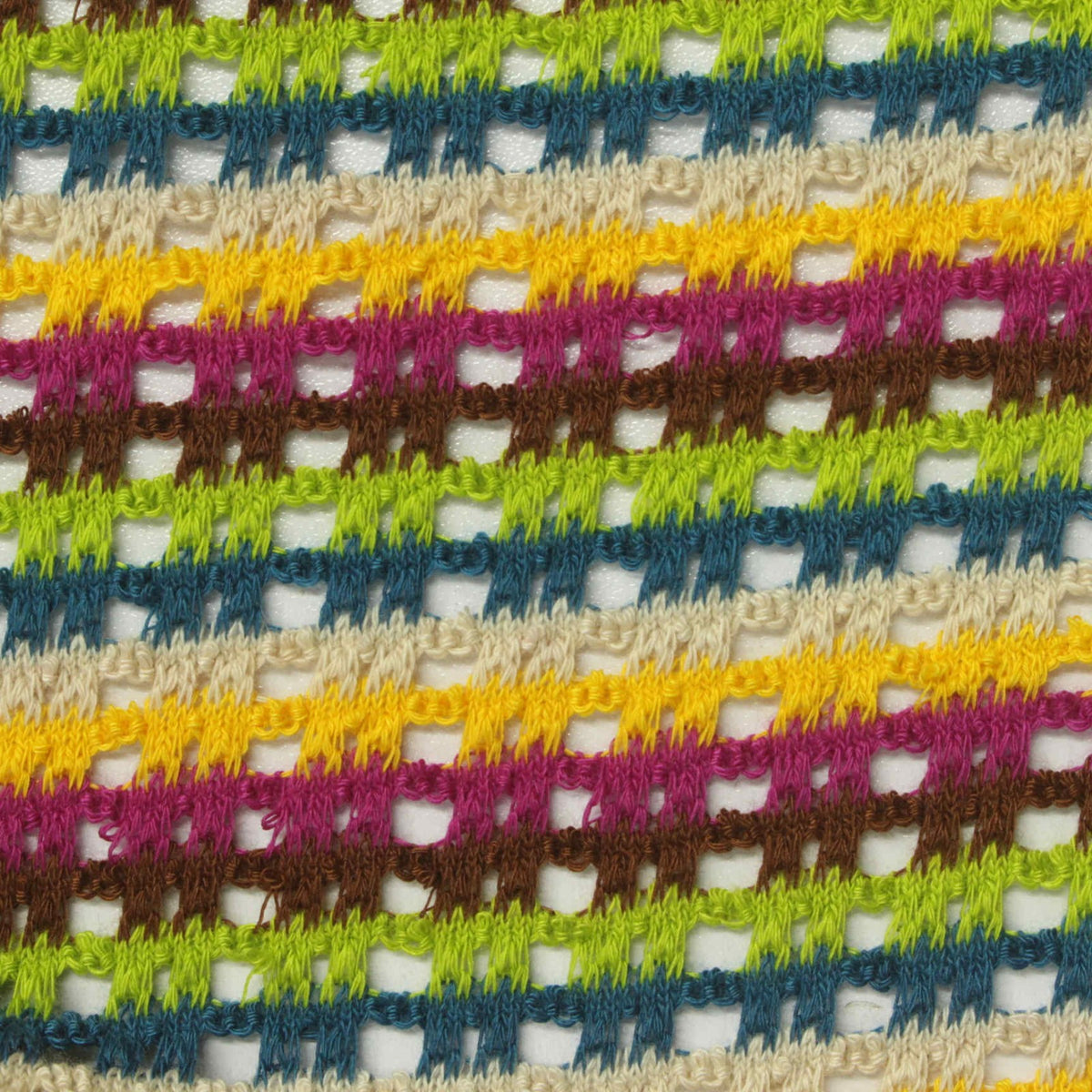 Lime Horizontal-Stripe Jacquard, Polyester, 320 gsm