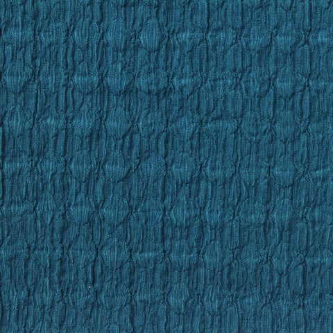 Polyester Stretch Crepe Fabric, 180 gsm, 145 cm — Blue