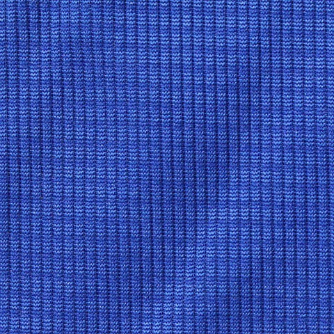 Plaid 100% Polyester Interlock Knit Fabric, 190 gsm, 165 cm — Blue
