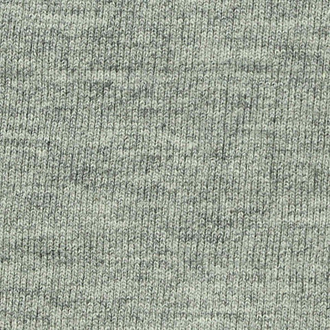 Light Grey Heathered-Marl Scuba Knit, Cotton-Poly, 300 gsm, 180 cm