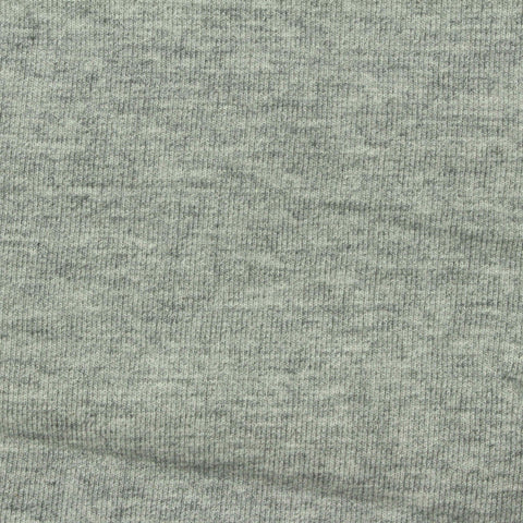 Light Grey Heathered-Marl Scuba Knit, Cotton-Poly, 300 gsm, 180 cm