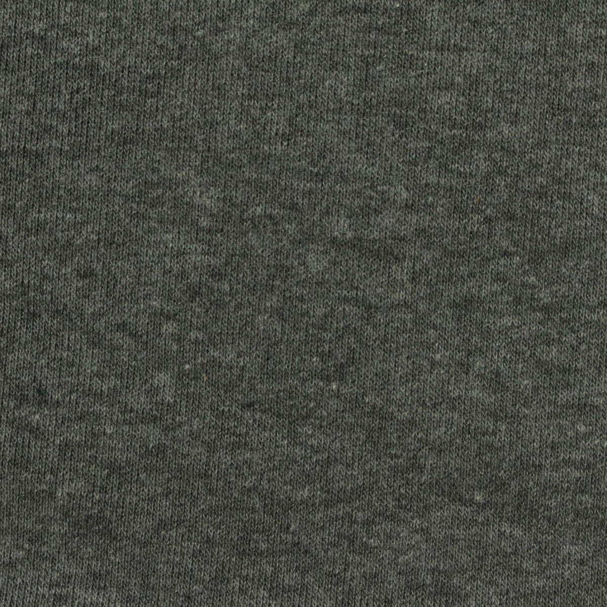 Dark Grey Heathered-Marl French Terry, Poly-Cotton, 190 gsm