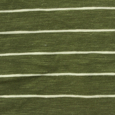 Green Marl Jersey Knit, Viscose-Cotton