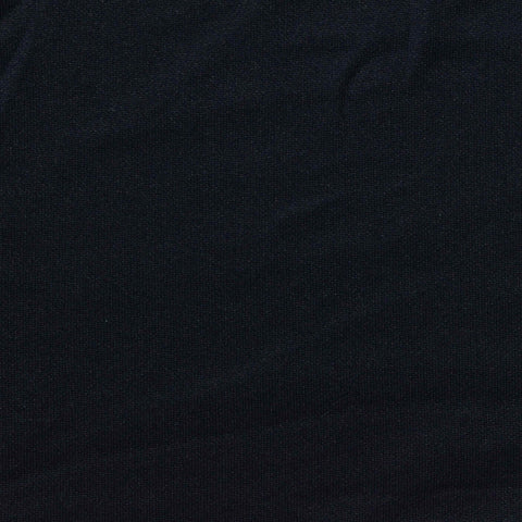 Washed Modal Polyester Stretch Interlock Knit Fabric, 300 gsm, 167 cm — Navy