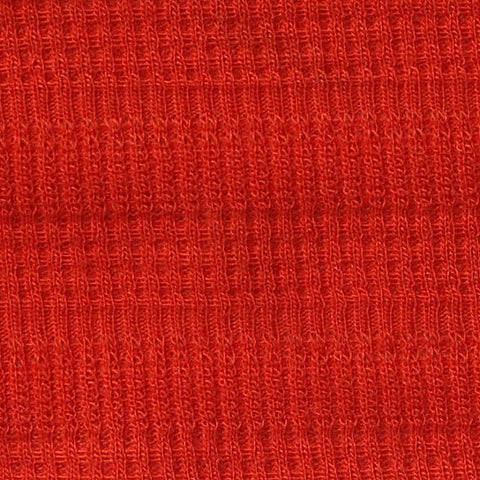 Striped Polyester Stretch Knit Fabric, 240 gsm, 150 cm — Red