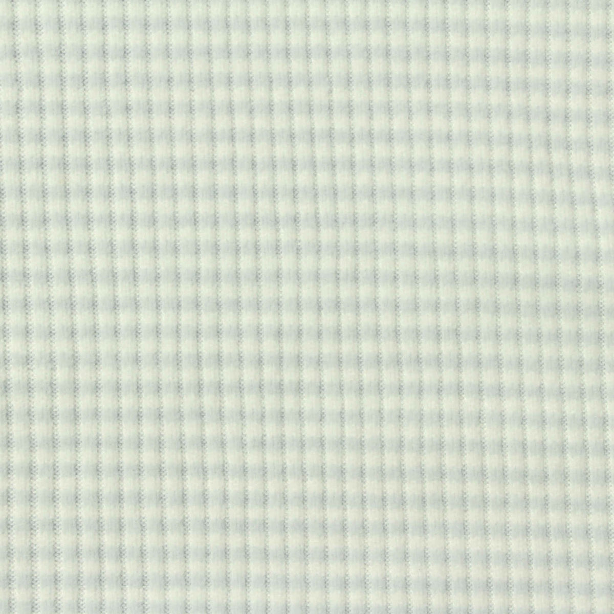 Light Blue Check Rib Knit, Polyester