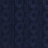 Jacquard Polyester Stretch Jersey Knit Fabric, 250 gsm, 145 cm — Navy