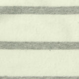 Grey Horizontal-Stripe Knit, Poly-Viscose