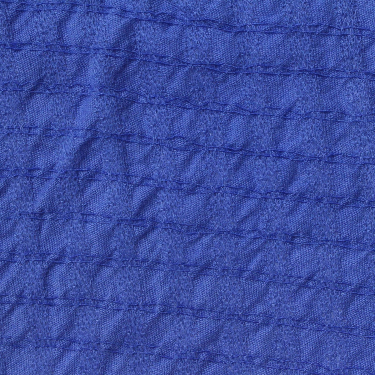 Blue Tone-on-Tone Diamond Jersey Knit, Poly-Cotton