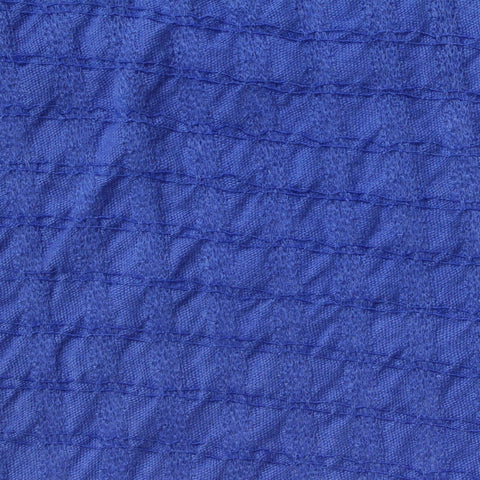 Blue Tone-on-Tone Diamond Jersey Knit, Poly-Cotton