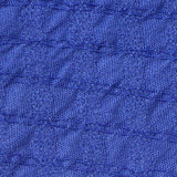 Blue Tone-on-Tone Diamond Jersey Knit, Poly-Cotton — texture