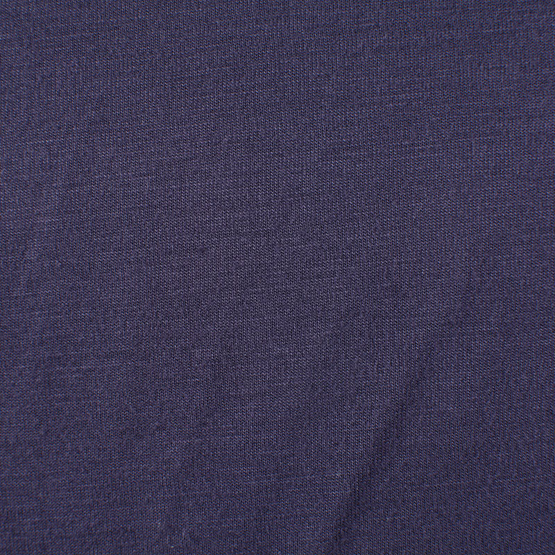 Dark Navy Jersey Knit, Viscose