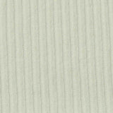 Polyester Cotton Stretch Rib Knit Fabric, 270 gsm — White — texture