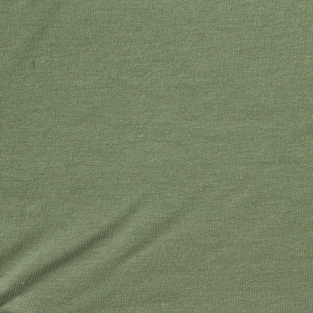 Cotton Stretch French Terry Fabric, 200 gsm, 162 cm — Green
