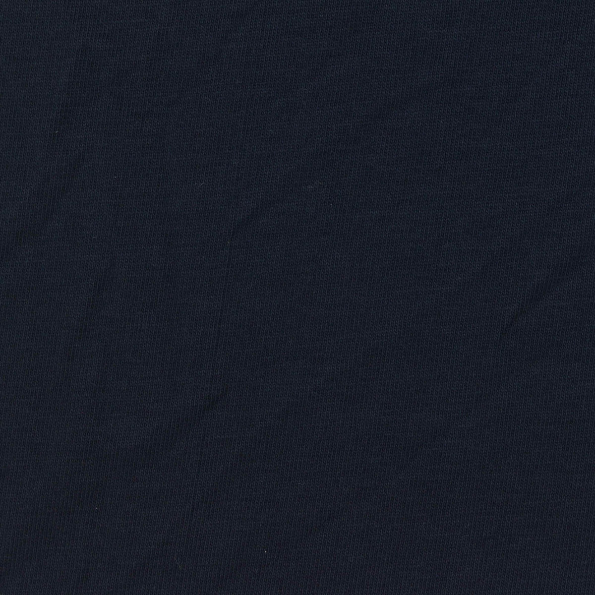 Cotton Stretch Jersey Knit Fabric, 160 gsm, 165 cm — Navy