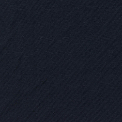 Cotton Stretch Jersey Knit Fabric, 160 gsm, 165 cm — Navy